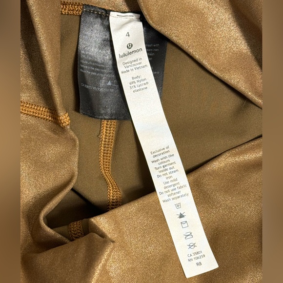Lululemon Wunder Under High-Rise leggings - matte gold - Picture 8 of 12